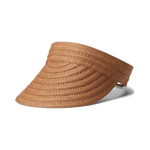 Madewell Tan Straw Visor - Picture 1 of 5